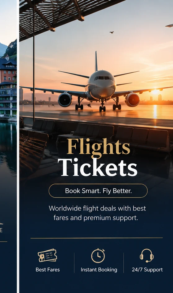 Worldwide flight tickets